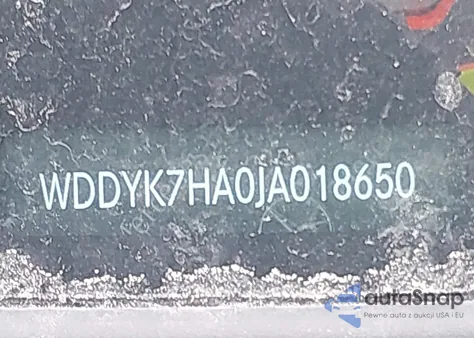 2018 Mercedes-Benz Amg Gt z USA, uszkodzony, nr VIN WDDYK7HA0JA018650